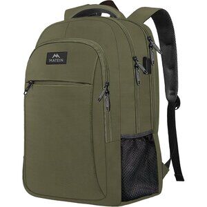 ⚡Matein Men Dark‎ Green Travel Business Anti Theft Slim Sturdy Laptops Backpack
